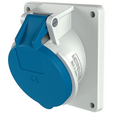 Mennekes - CEE-Anbausteckdose (IEC 60309) Anbaudose TwinContact 1745 32A,5p,9h,230V,IP44 − 1 Stück