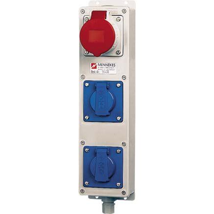 Mennekes - CEE-Steckdosen-Kombination (IEC 60309) Steckdosenleiste 86290 TL