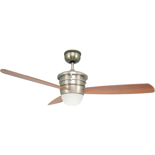 DeKo - Umluftventilator Deckenventilator BC 705 Sonata chrom geb./waln-dunk