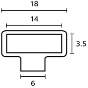 HellermannTyton - Befestigungssystem für Schienenverteiler Distanzsockel HTWD-CTH − 50 Stück