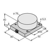 Turck - Induktiver Näherungsschalter Sensor NI40CQ80L1131/S1102 induktiv
