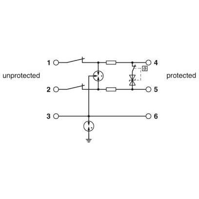 Phoenix Contact - Überspannungsableiter für Informations-/MSR-Technik Überspannungsschutzgerät 2906764