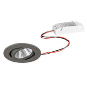Brumberg Leuchten - Downlight/Strahler/Flutlicht LED-Einbaustrahler 230V 33353643 3000K IP65 titan