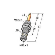 Turck - Magnetischer Näherungsschalter Magnetfeldsensor NIMFE-EM1 #1600621  − 1 Stück