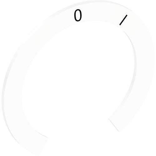 Stahl - Bezeichnungsschild für Befehlsgeräte Schild 8602/3 227492 30,8 0 I (45°)