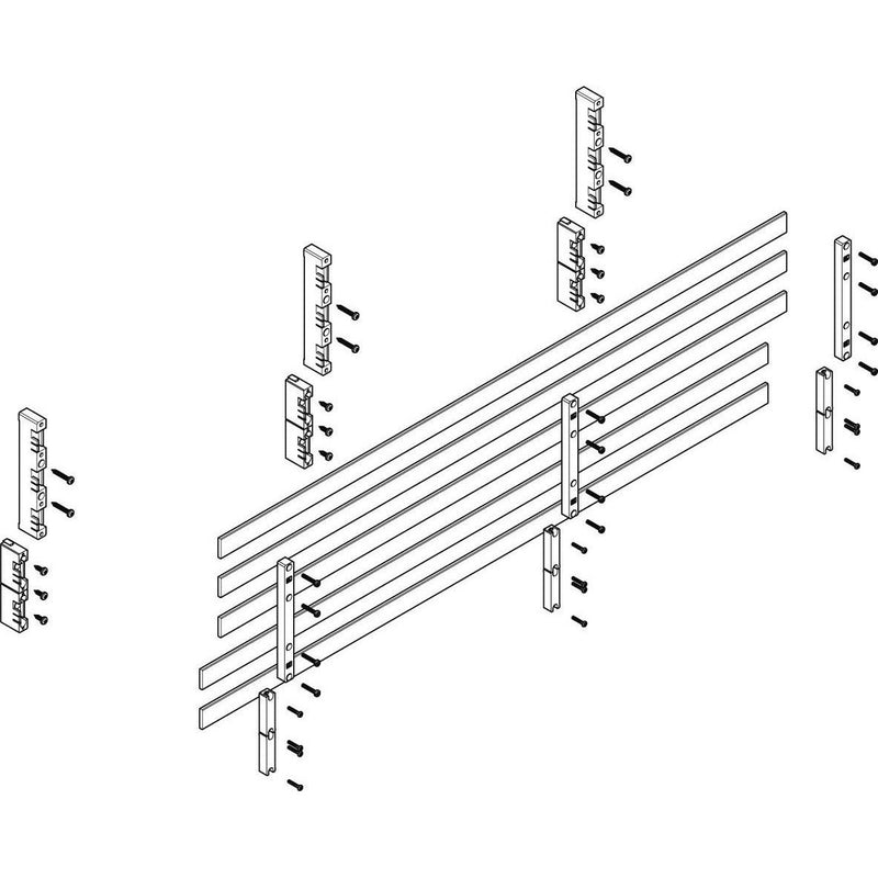 ABN - Verteilerfeld für Installationsverteiler Sammelschienen-Modul MFSC43645 flach 4FB/3RE