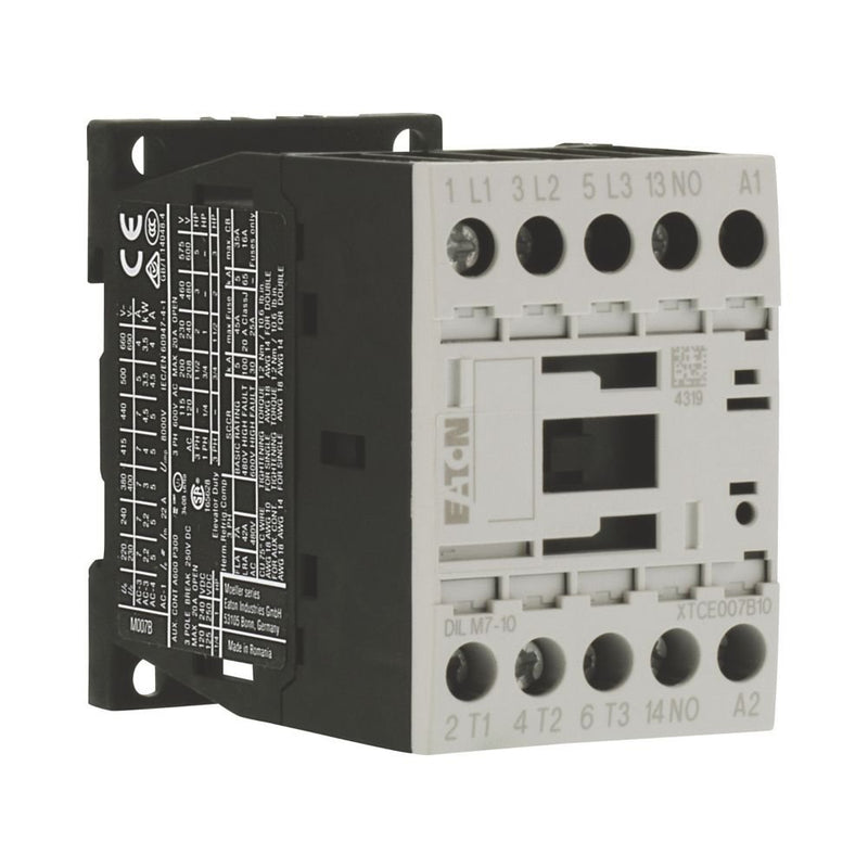 Eaton - Leistungsschütz zum Schalten von Wechselstrom Leistungsschütz DILM7-10(220V50HZ) 1S 3kW/400V,AC