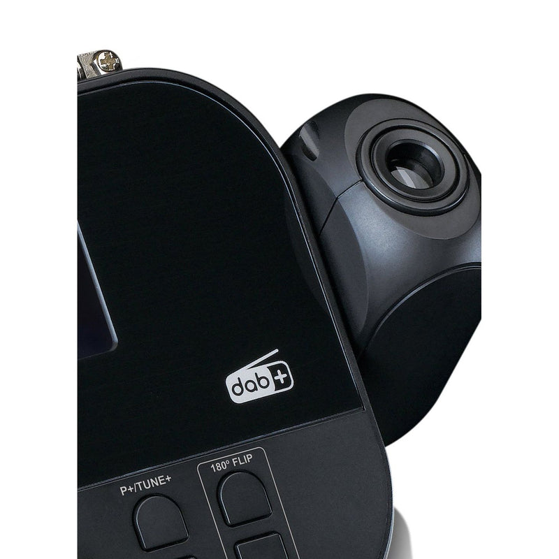 LENCO - Radio DAB+ Uhrenradio CR-615BK sw m.Projektion