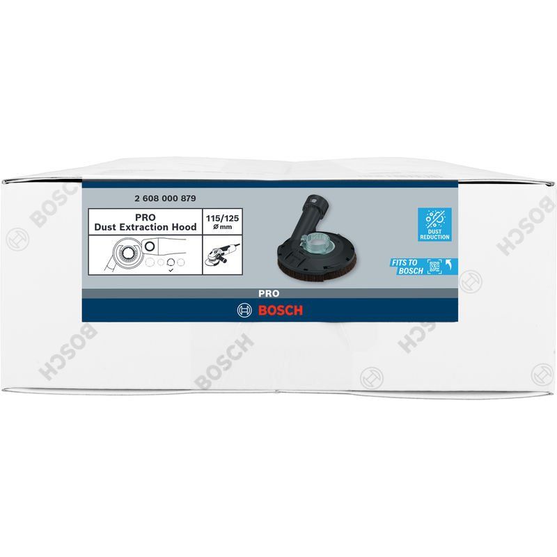 Bosch - Systemzubehör für Schleifen/Polieren (Akku/elektrisch/Druckluft) PRO Absaughaube, mit 2608000879 Schlüssel 115/125 mm