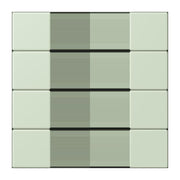 Jung - Abdeckung/Bedienelement für Installationsschalterprogramme Tastensatz 4fach LC 504 TSA 218 vert anglais pale