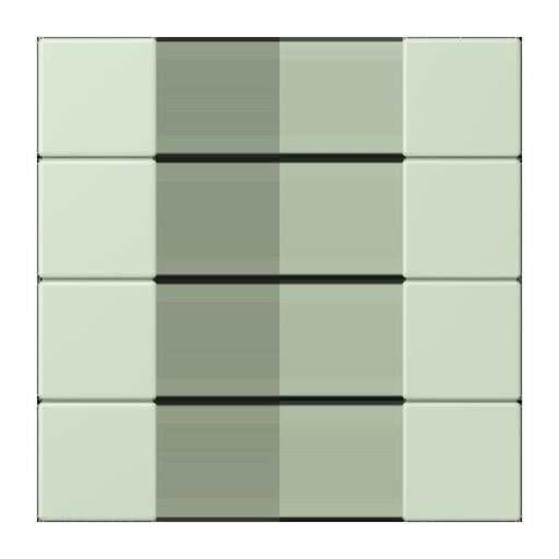 Jung - Abdeckung/Bedienelement für Installationsschalterprogramme Tastensatz 4fach LC 504 TSA 218 vert anglais pale