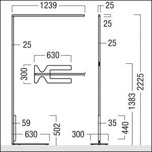 Zumtobel Group - Stehleuchte LED - Stehleuchte LINETIK - S  #42185035 3000K