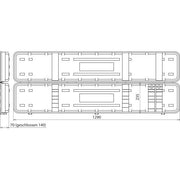 DEHN - Zubehör/Ersatzteile für Sicherheitsgeräte Kunststoffkoffer KKL PHE3 60 110 1270x215x140mm leer