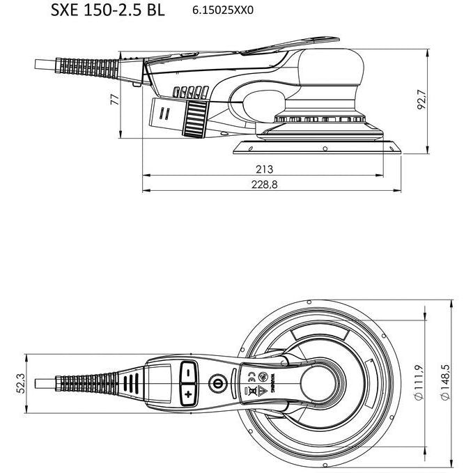 Metabowerke - Exzenterschleifer (elektrisch) Exzenterschleifer SXE 150-2.5 BL TV00