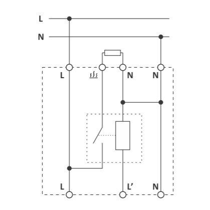 Eberle Controls - Installationsrelais UP-Puck, 16 A Relais UPP 16 Montage in UP-Dose