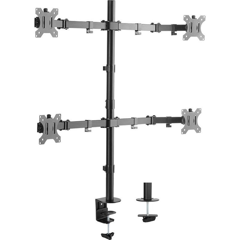 E+P Elektrik - Halterung für Audio-/Videosysteme Monitor-Tischhalterung TH 14 13-32Zoll,4-fach,sw