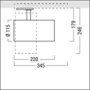 Zumtobel Group - Downlight/Strahler/Flutlicht LED - Strahler VIV2 L5000 #60716155 840