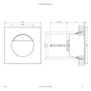 EVN Lichttechnik - Decken-/Wandleuchte P-LED Wandeinbauleuchte P444102 1,2W 350mA 3000K