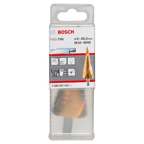 Bosch - Stufenbohrer HSS-TiN, für 2608587434 Kabelverschr. M10