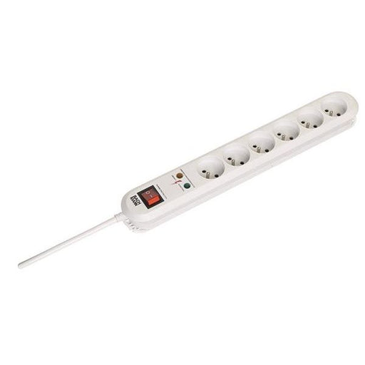 Bachmann - Mehrfachsteckdose Steckdosenleiste 6f. 381.2512K weiß m.3m Zu
