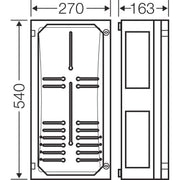 Hensel - Zähler-Leergehäuse Zählergehäuse FP 2312