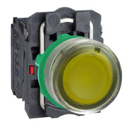Schneider Electric - Drucktaster, Komplettgerät Leuchtdrucktaster XB5AW35G5C0 or,22mm,120V,1S+1Ö