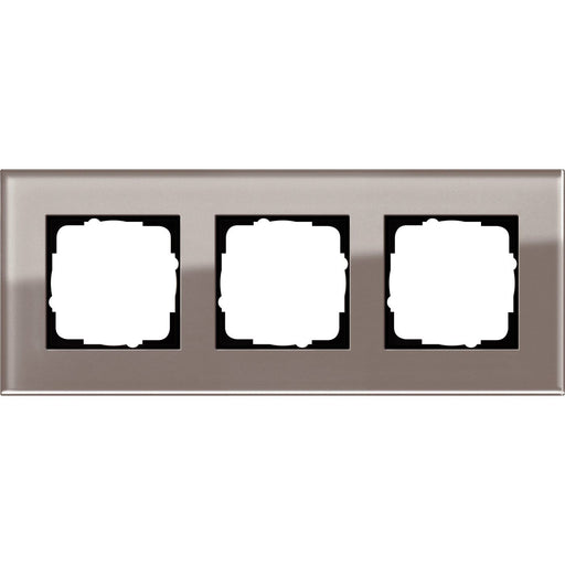 Gira - Abdeckrahmen 3fach Esprit 0213122 Glas Umbra
