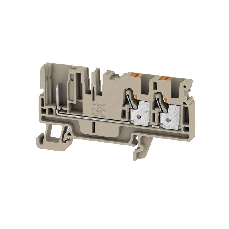 Weidmüller - Durchgangs-Reihenklemme Klemme APGTB 4 FT 3C/1 PUSH IN, 4 mm² − 50 Stück