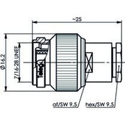 Telegärtner - Koax-Steckverbinder TNC-Kabelstecker 100023702 (RG-58 C/U)