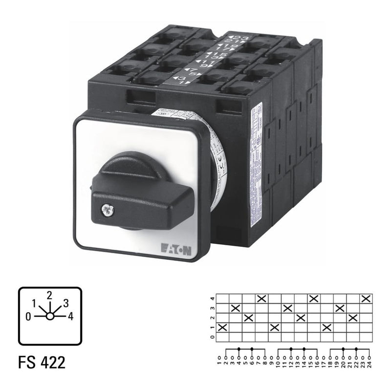 Eaton - Steuerschalter Stufenschalter T3 32A T3-6-8282/E 32A Einbau rastend