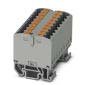 Phoenix Contact - Durchgangs-Reihenklemme Verteilerblock PTFIX12X2,5-NS15AGY − 8 Stück