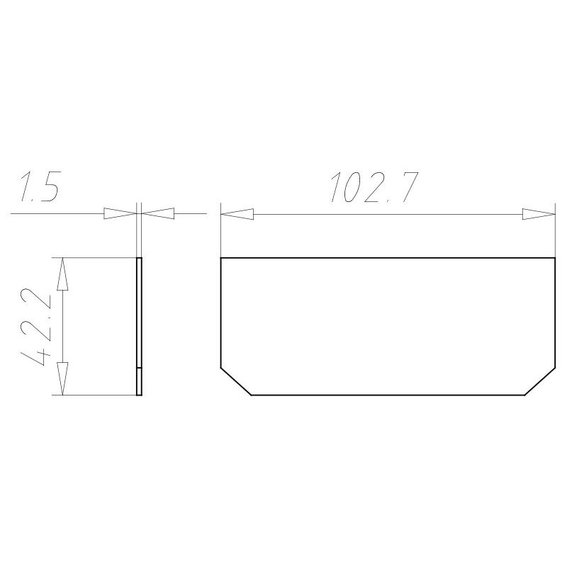 Kaiser - Trennwand für Dose/Gehäuse Trennwand 9195-20