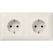 Jung - Steckdose Kanal-SCHUKO-Steckdose AS 1522 2-fach16A 250V