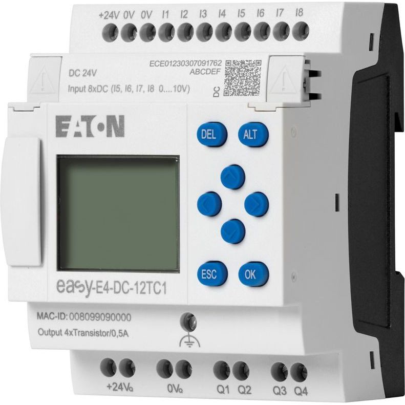Eaton - Logikmodul Steuerrelais EASY-E4-DC-12TC1 24VDC