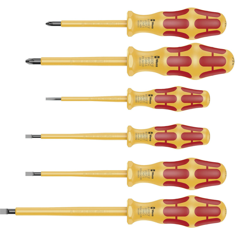Wera - Schraubendreherset VDE Schraubendrehersatz 05051576001 6-tlg