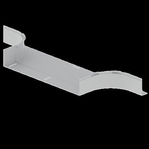 Unex - T-Stück für Kabelrinne T-Abzweiger grau 66648-48 100x600 U48X RAL7038