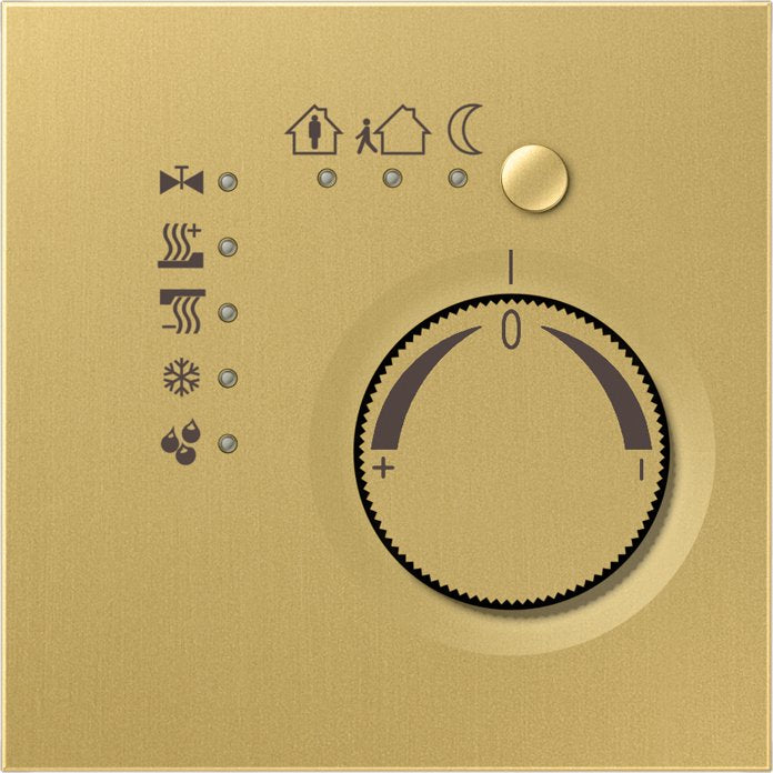 Jung - Bussystem-Raumtemperaturregler KNX Stetigregler Mess/clas ME 2178 TS C mit Busankoppler − 1 Stück