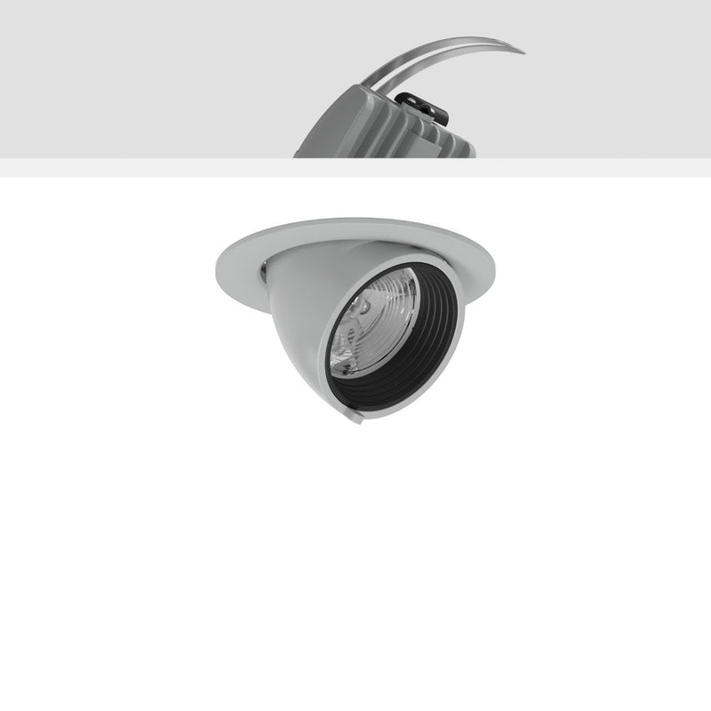 RZB - Downlight/Strahler/Flutlicht LED-Einbaustrahler 911579.004 930, silber