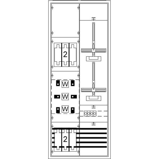 Striebel&John - Zähler-Komplettschrank Mess-u.Wandlerschrank KS4205 komplett H5/B2