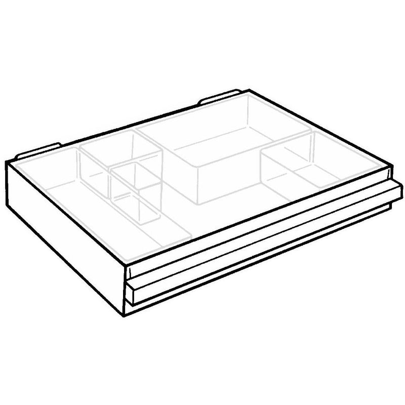 Cimco Werkzeuge - Sortimentskasten für Schrauben Schublade 250-3 403114 57x320x250mm