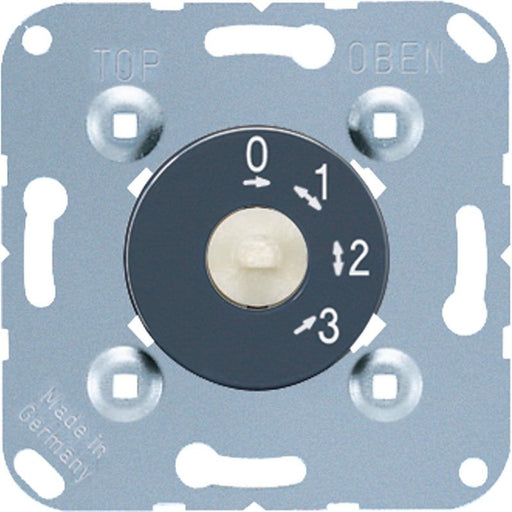 Jung - Dreistufen-Schalter Drehschalter 1101-4 16AX 250VAC 3-Stufen − 1 Stück