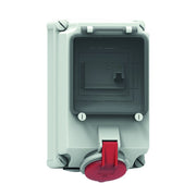 Bals Elektrotech - CEE-Steckdose abschaltbar, abgesichert (IEC 60309) Wandsteckdose abgesichert 15147 32A 5p 400V 6h IP44