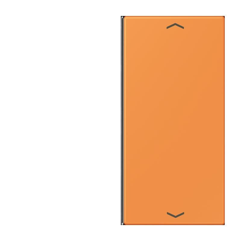 Jung - Abdeckung/Bedienelement für Installationsschalterprogramme Taste 2fach m. Pfeilsymb. LC 402 TSAP 225 orange clair