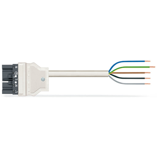 WAGO - Konfektionierte Leitung für steckbare Gebäudeinstallation konfekt. Anschlussleitung 771-8985/206-804 Eca,Stecker