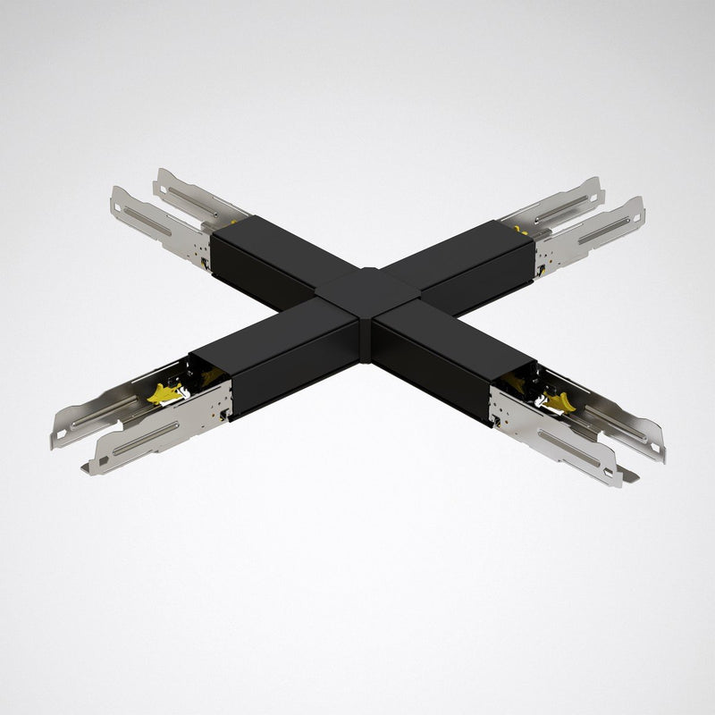 Trilux - Mechanisches Zubehör/Ersatzteile für Leuchten X-Verbinder 078 X-Connector 05 schwarz − 1 Stück