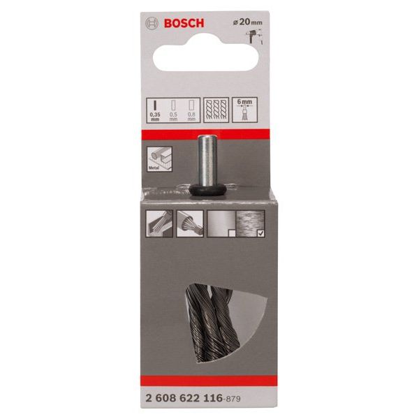 Bosch - Rotierende Drahtbürste PRO Metal heavy 2608622116 Pinselbürste gerader