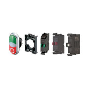 Eaton - Frontelement für Drucktaster Komplettgerät M22-DDL-GR-X1#132625 Doppeldrucktaste