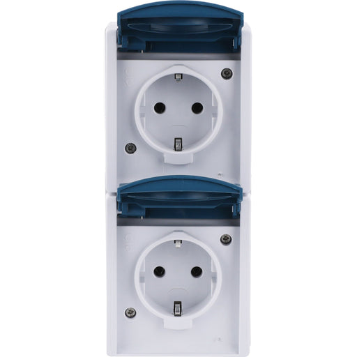 Busch-Jaeger - Steckdose Schuko-Steckdose 2f.gr/bgn 20-02 EW-53 senkrecht