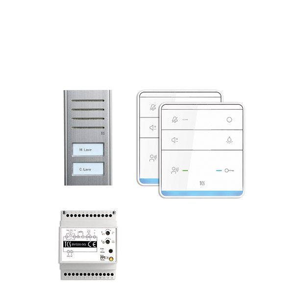 TCS Tür Control - Türsprech-Set Paketlösung PSX2320-0000 2 Tasten AP,Freispr