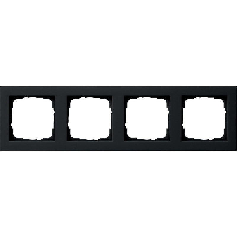 Gira - Abdeckrahmen 4f. sw 021409